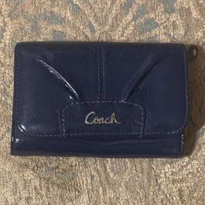 Coach patent leather wallet